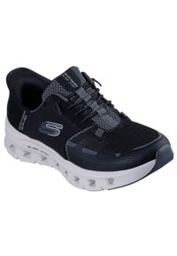 skechers - Damskie GLIDE-STEP PRO Slip-On Ciemnoszary / Czarny. Zapięcie: bez zapięcia. Kolor: czarny, szary, wielokolorowy. Materiał: materiał