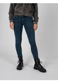 Diesel Jeansy "Slandy-Low" | 00SGSQ069TR | Kobieta | Niebieski. Okazja: na co dzień. Stan: obniżony. Kolor: niebieski. Sezon: lato. Styl: casual, elegancki #4