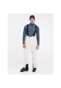 Spodnie narciarskie Protest Owens. Kolor: biały. Długość: długie. Sezon: zima. Sport: narciarstwo #1