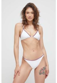 TOMMY HILFIGER - Tommy Hilfiger figi kąpielowe kolor biały. Kolor: biały. Materiał: włókno, materiał #4