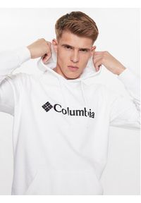 columbia - Columbia Bluza CSC Basic Logo™ II Hoodie Biały Regular Fit. Kolor: biały. Materiał: bawełna