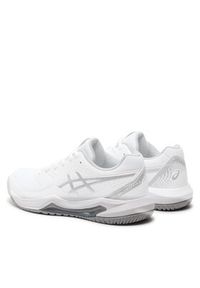 Asics Buty do tenisa Gel-Dedicate 8 1042A237 Biały. Kolor: biały. Materiał: skóra. Sport: tenis #4