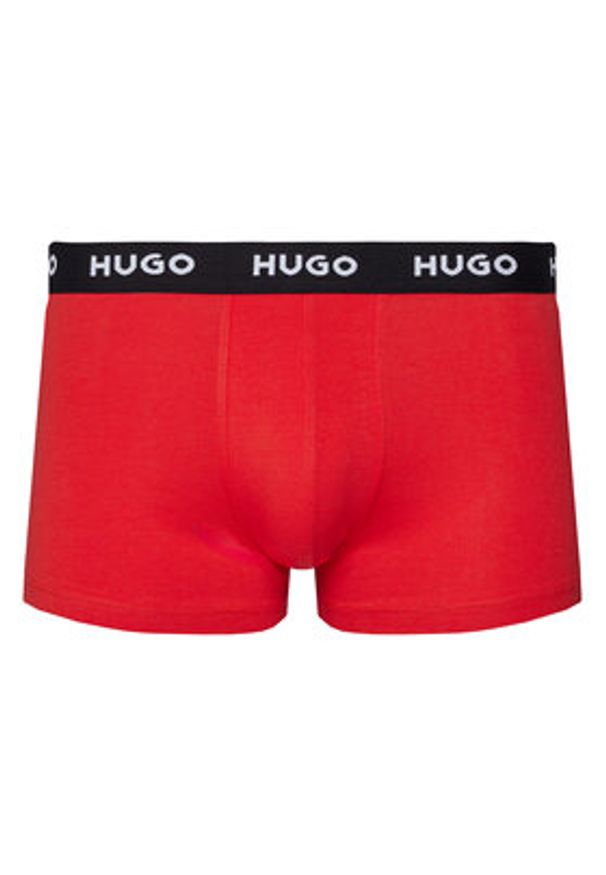 Hugo - HUGO Komplet 3 par bokserek 50532550 Kolorowy. Materiał: bawełna. Wzór: kolorowy