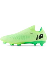 Korki męskie New Balance FURON PRO FG V7+ SF1FL75 – zielone. Kolor: zielony. Materiał: nylon, włókno. Szerokość cholewki: normalna. Sport: piłka nożna #2