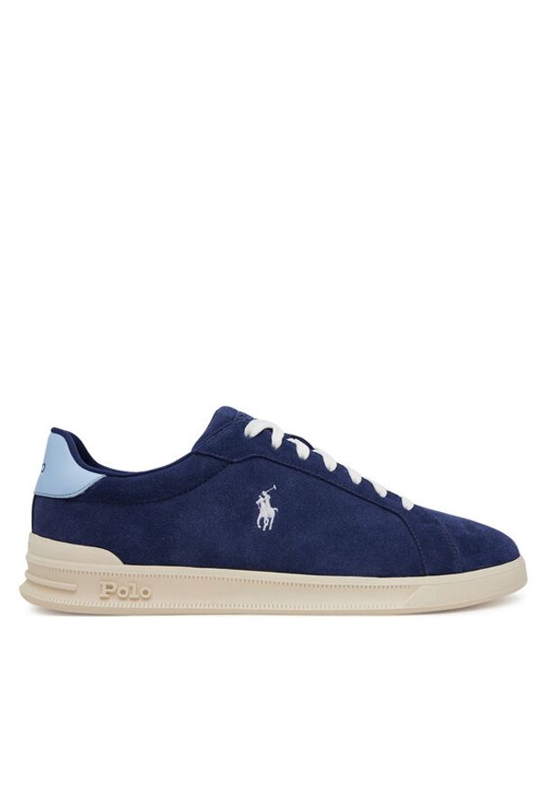 Polo Ralph Lauren Sneakersy Heritage Court II 809960930003 Granatowy. Kolor: niebieski. Materiał: skóra, zamsz