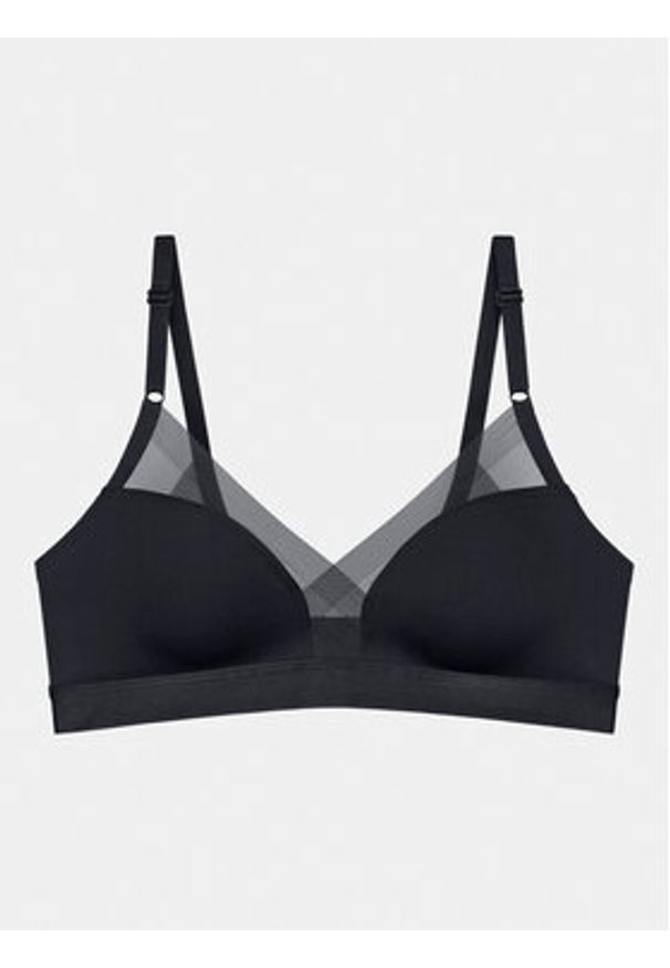 Triumph Biustonosz bezfiszbinowy Shape Smart 10217858 Czarny. Kolor: czarny. Materiał: syntetyk