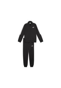 Puma - Młodzieżowy dres Poly Baseball PUMA Black. Kolor: zielony, wielokolorowy, czarny, brązowy. Materiał: dresówka. Wzór: nadruk. Styl: młodzieżowy