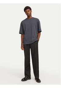 Jack & Jones - Jack&Jones T-Shirt Charge 12268270 Szary Oversize. Kolor: szary. Materiał: bawełna #6