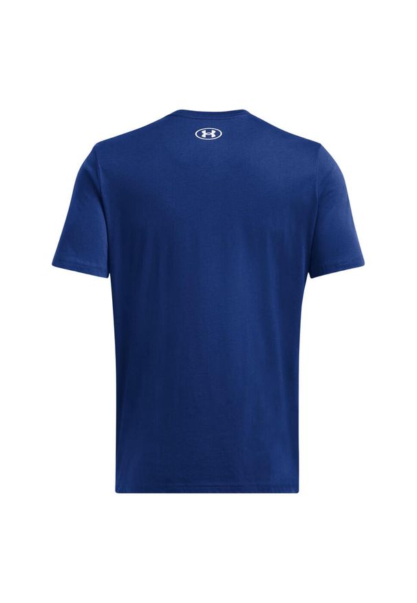 Under Armour - T-shirt Męski Logo 1382911 432. Kolor: niebieski