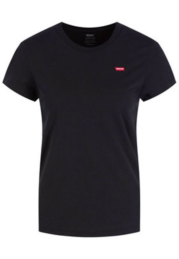Levi's® T-Shirt Perfect Tee 39185-0008 Czarny Regular Fit. Kolor: czarny. Materiał: bawełna
