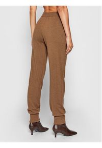 Kontatto Spodnie dresowe 3M8362 Brązowy Regular Fit. Kolor: brązowy. Materiał: syntetyk #4