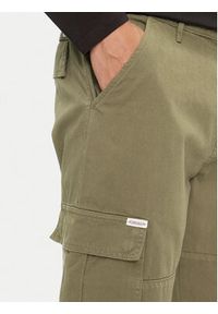 Guess Chinosy M4YB40 WGCV1 Khaki Regular Fit. Kolor: brązowy. Materiał: bawełna #3
