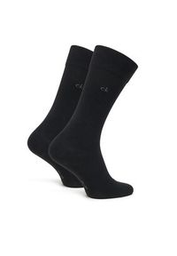 Calvin Klein Zestaw 3 par wysokich skarpet męskich 701234208 Czarny. Kolor: czarny. Materiał: materiał, bawełna #4