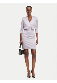 Elisabetta Franchi Sukienka koktajlowa TB-001-61E2-V550 Fioletowy Regular Fit. Kolor: fioletowy. Materiał: syntetyk. Styl: wizytowy #3