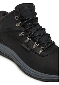 skechers - Skechers Trekkingi Meroe 205285 BLK Czarny. Kolor: czarny. Materiał: skóra. Sport: turystyka piesza #5