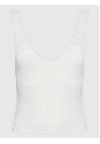 Brave Soul Top LKV-248SAVOYA Biały Regular Fit. Kolor: biały. Materiał: syntetyk #3