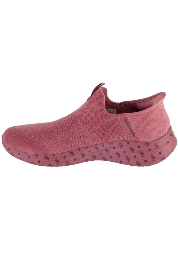 skechers - Buty sportowe Sneakersy męskie, Slip-Ins Ultra Flex 3.0 - What Would You Do. Kolor: różowy. Sport: turystyka piesza