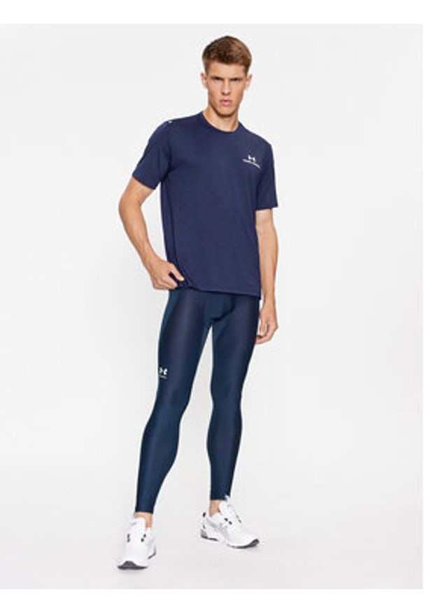 Under Armour Legginsy Ua Hg Armour Leggings 1361586 Granatowy Compression Fit. Kolor: niebieski. Materiał: syntetyk
