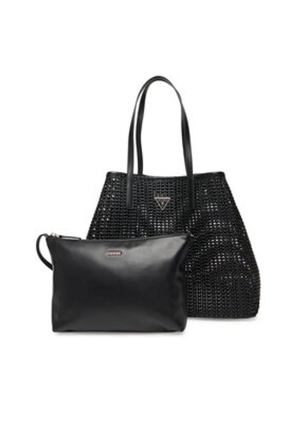 Guess Torebka Brigitta HWWZ72 06240 Czarny. Kolor: czarny. Materiał: skórzane