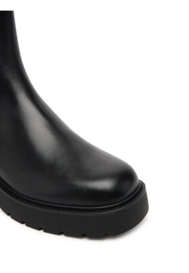 Calvin Klein Jeans Sztyblety Combat Mid Chelsea Boot Hw Lth YW0YW01869 Czarny. Kolor: czarny. Materiał: skóra