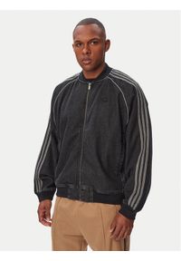 Adidas - adidas Kurtka jeansowa Sst Adicolor KS4963 Czarny Loose Fit. Kolor: czarny. Materiał: bawełna #1
