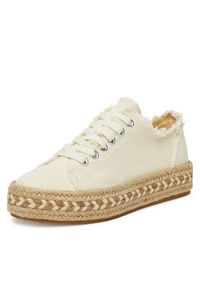DeeZee Espadryle ZYKS305 Beżowy. Kolor: beżowy. Materiał: materiał #4