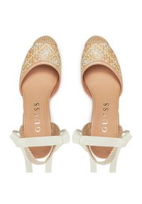 Guess Espadryle FLJCRY FAL04 Biały. Kolor: biały. Materiał: skóra