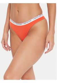 TOMMY HILFIGER - Tommy Hilfiger Komplet stringów UW0UW04894 Kolorowy. Materiał: bawełna. Wzór: kolorowy #5