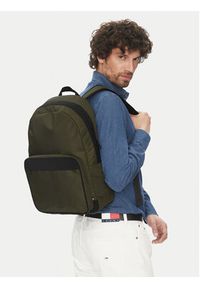 TOMMY HILFIGER - Tommy Hilfiger Plecak Th Repreve Backpack AM0AM13184 Zielony. Kolor: zielony. Materiał: materiał #4