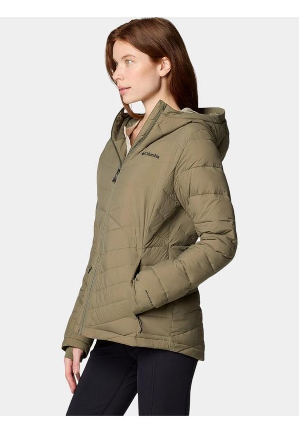 columbia - Kurtka Zimowa Damska Columbia Joy Peak II. Kolor: zielony. Sezon: zima. Sport: turystyka piesza