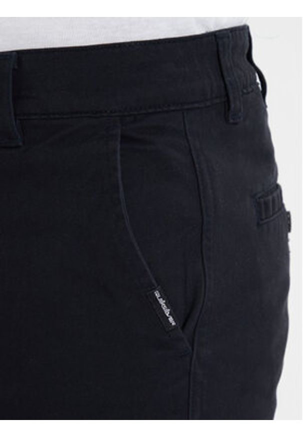 Quiksilver Szorty materiałowe Union Straight 20" EQYWS03916 Czarny Regular Fit. Kolor: czarny. Materiał: bawełna