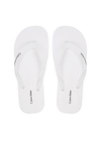 Calvin Klein Japonki Logo Strap HM0HM02105 Biały. Kolor: biały. Materiał: syntetyk #1