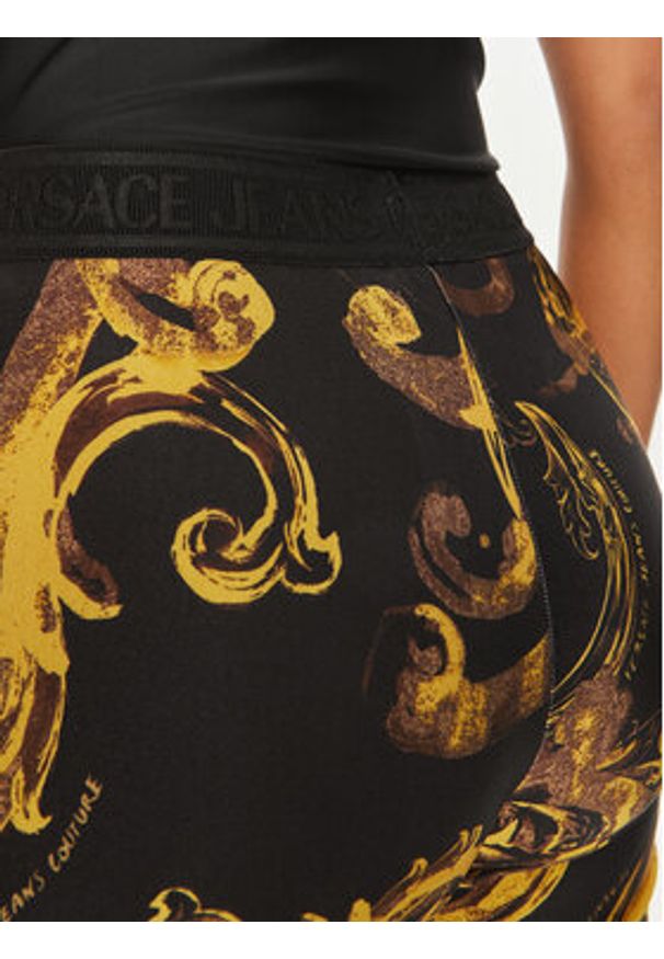 Versace Jeans Couture Kolarki 76HAC106 Czarny Skinny Fit. Kolor: czarny. Materiał: syntetyk