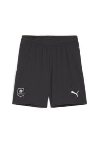 Puma - Młodzieżowe szorty Stade Rennais F.C. 24/25 PUMA Flat Dark Gray White Black. Kolor: biały, wielokolorowy, czarny, szary. Styl: młodzieżowy. Sport: piłka nożna