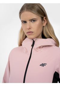 4f - Kurtka narciarska membrana 5 000 damska. Kolor: różowy. Materiał: materiał, poliester. Sezon: zima. Sport: narciarstwo #2