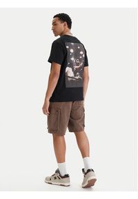 RVCA T-Shirt Va X Ali Ringside 23A353527 Czarny Regular Fit. Kolor: czarny. Materiał: bawełna #2