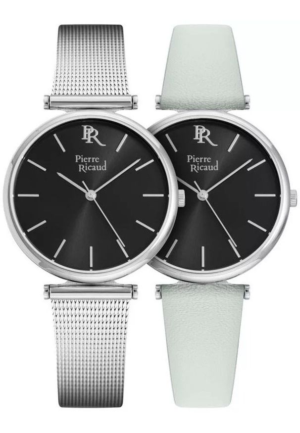 Zegarek damski Pierre Ricaud P22044.5114QG-SET srebrny. Kolor: srebrny