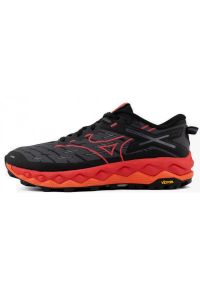 Buty do biegania męskie Mizuno Wave Mujin 10. Zapięcie: sznurówki. Kolor: czarny, wielokolorowy, czerwony, brązowy, szary. Materiał: syntetyk, materiał. Szerokość cholewki: normalna. Model: Mizuno Wave