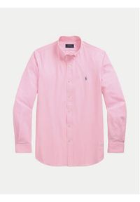 Polo Ralph Lauren Koszula 710929348003 Różowy Slim Fit. Typ kołnierza: polo. Kolor: różowy. Materiał: bawełna #3