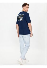 Champion T-Shirt 218923 Granatowy Relaxed Fit. Kolor: niebieski. Materiał: bawełna #5