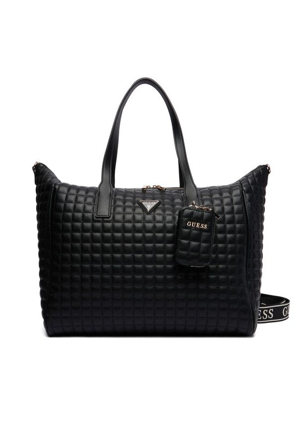Guess Torba weekendowa Nadira TWQG84 24017 Czarny. Kolor: czarny. Materiał: skóra