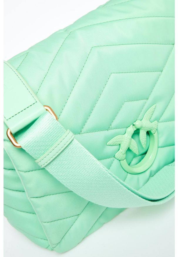 Pinko - Torebka damska pikowana Love Click Puff Classic PINKO. Materiał: pikowane