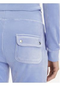 Juicy Couture Spodnie dresowe Del Ray JCAP180 Niebieski Regular Fit. Kolor: niebieski. Materiał: syntetyk #4