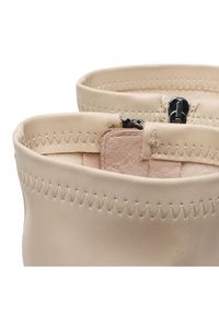 Badura Botki 3040-1 Beżowy. Kolor: beżowy. Materiał: skóra #2