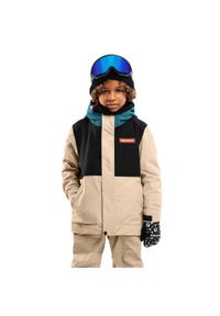 SIROKO - Kurtka snowboardowa dziecięca Vista. Kolor: beżowy, wielokolorowy, czarny. Sport: snowboard #1