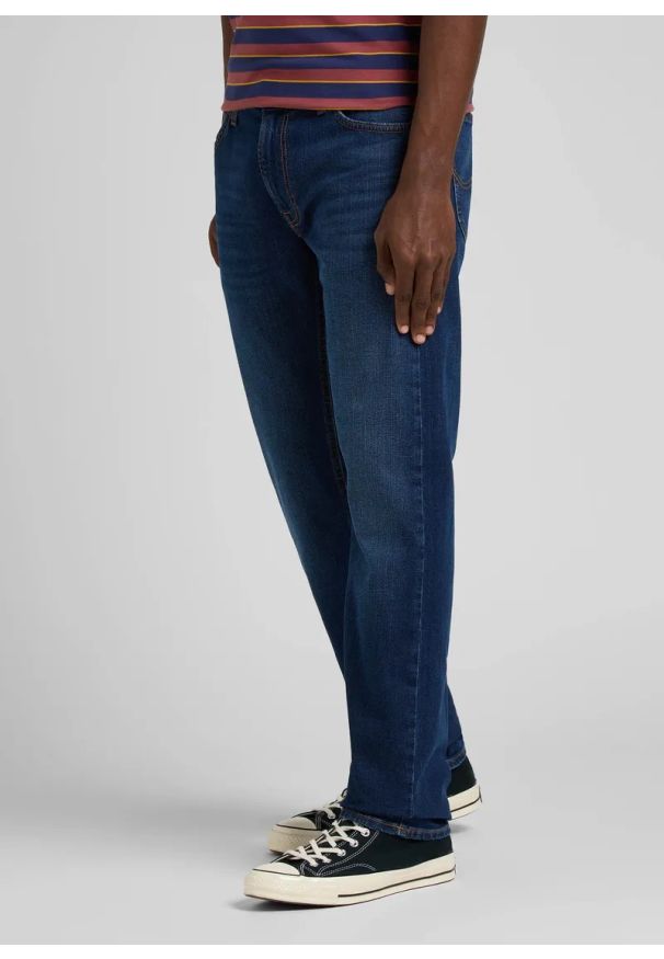 Lee - LEE MĘSKIE SPODNIE JEANSOWE LEE DAREN ZIP FLY DARK HUNT 112339067