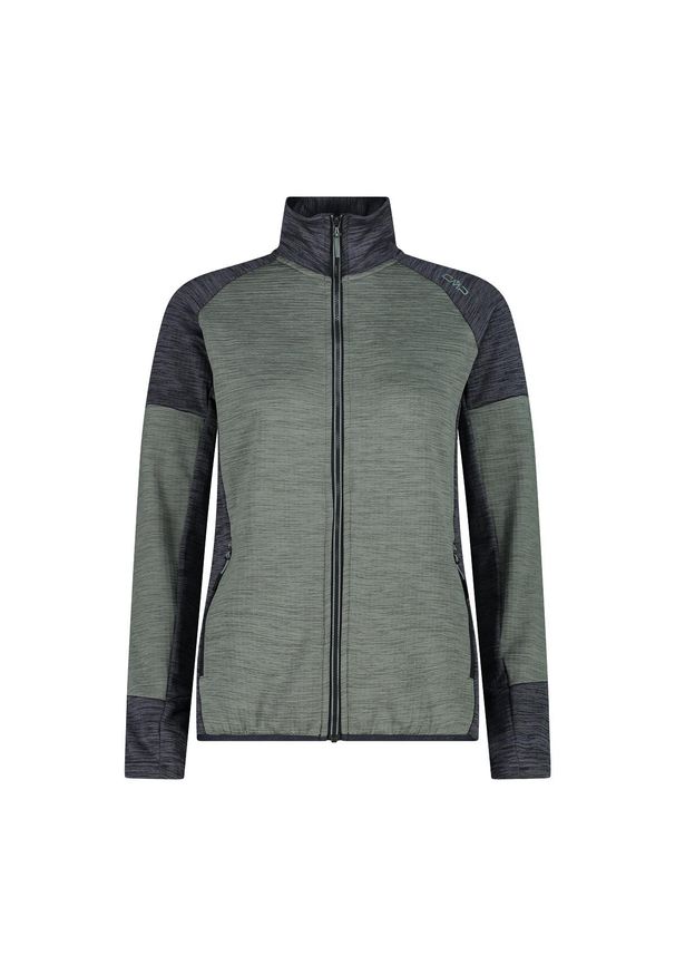Bluza damska turystyczna CMP 34G2256. Kolor: zielony. Materiał: polar. Sport: turystyka piesza