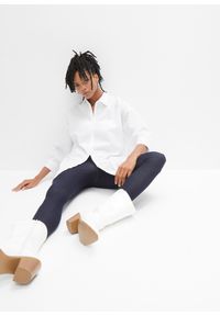 bonprix - Legginsy o wyglądzie dżinsów. Kolor: niebieski #2