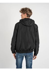 Les Hommes Kurtka "Windbreaker" | LLO311-250L | Windbreaker Jacket | Mężczyzna | Czarny. Okazja: na co dzień. Typ kołnierza: kaptur. Kolor: czarny. Materiał: poliester. Styl: casual #3