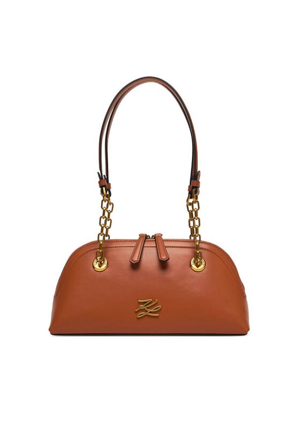 Karl Lagerfeld - KARL LAGERFELD Torebka B2W30039 Brązowy. Kolor: brązowy. Materiał: skórzane